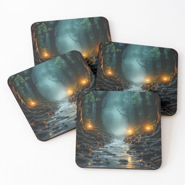Item preview, A endless thunderstorm in a summer forest during the darkest of nights designed and sold by DSAHART.
