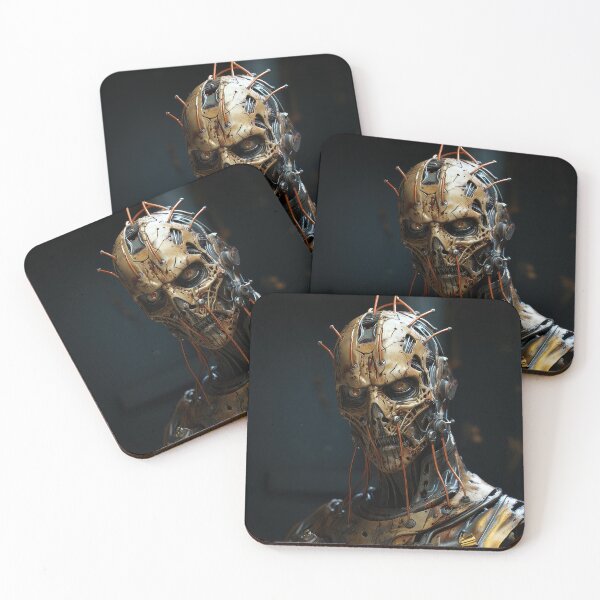 Item preview, A damaged and creepy hockey halloween mask grill designed and sold by DSAHART.