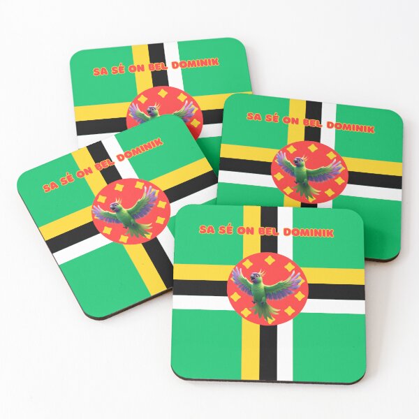 Item preview, Dominica flag designed and sold by Islandflowers.