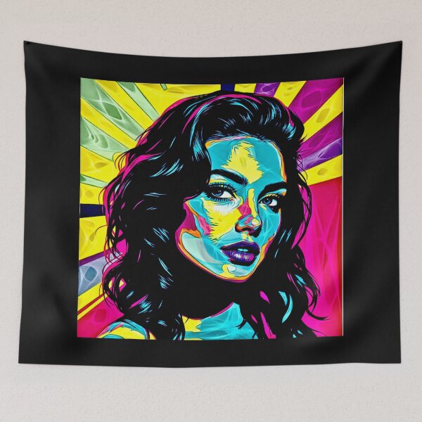 Item preview, Woman a pop art version#4 designed and sold by Helios Be. Lavsh.