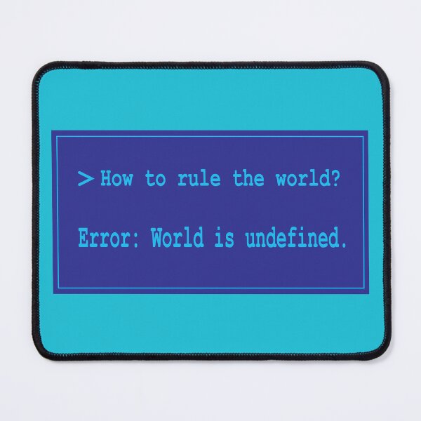 Item preview, How to Rule the World – Terminal Window Humor programmers developers gift designed and sold by Sarcastic designs.
