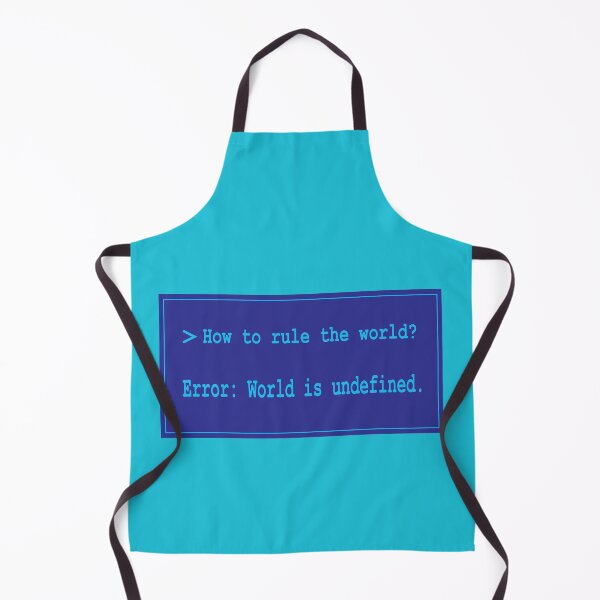 Item preview, How to Rule the World – Terminal Window Humor programmers developers gift designed and sold by Sarcastic designs.