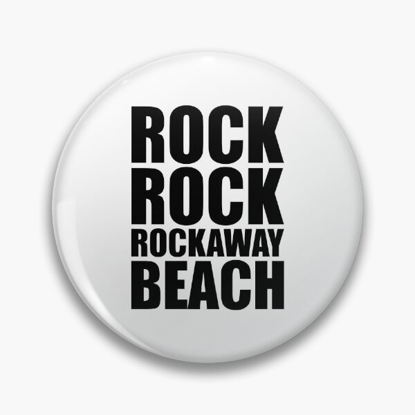 Item preview, Rockaway Beach – bold punk summer print (black) designed and sold by didijuca.