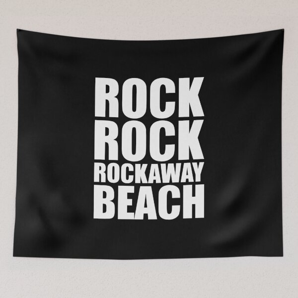 Item preview, Rockaway Beach – bold punk summer print (white) designed and sold by didijuca.