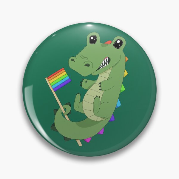 Item preview, Alli-gay-tor Sticker designed and sold by LittleRockArt.