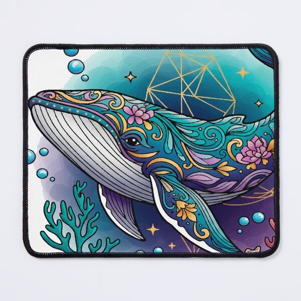 Item preview, Decorative Whale Tattoo Art designed and sold by  Ojo de Lilith.