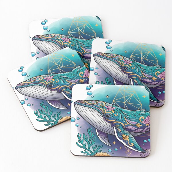Item preview, Decorative Whale Tattoo Art designed and sold by Ojo de Lilith.