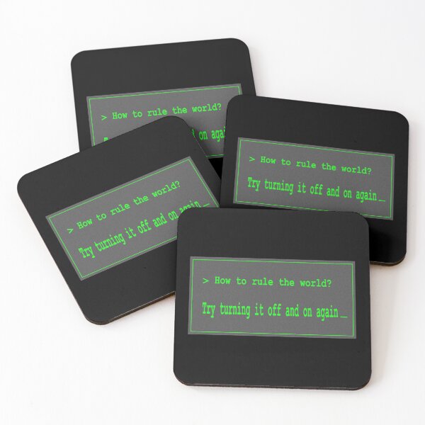 Item preview, Try Turning It Off and On Again – Funny AI Prompt Engineer designed and sold by Sarcastic designs.