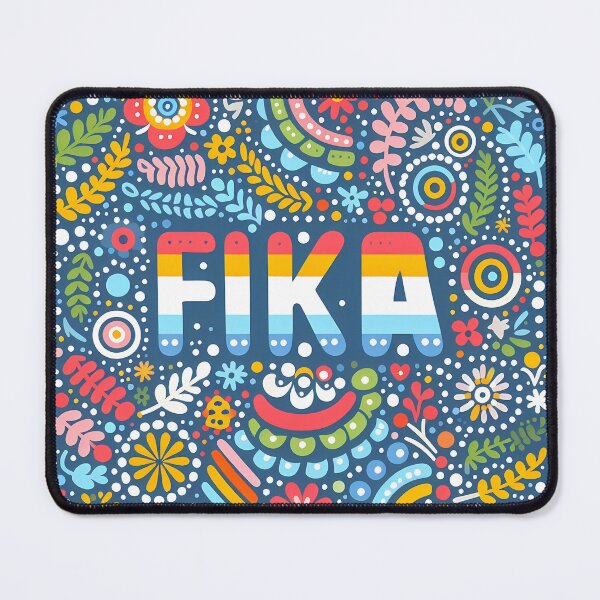 Item preview, FIKA Flowers and Patterns - Scandinavian Folk Art by heidiannemorris © designed and sold by FOLK ART FUSION.