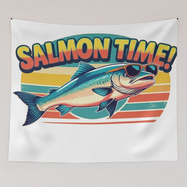 Item preview, Salmon Fishing Gifts - Salmon Time!  designed and sold by Galvanized.