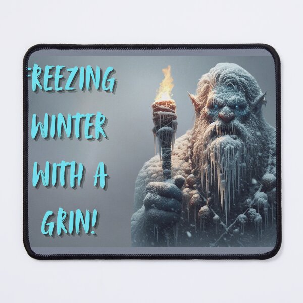 Item preview, Freezing Winter With a Grin! designed and sold by Rikr65-TrollArt.