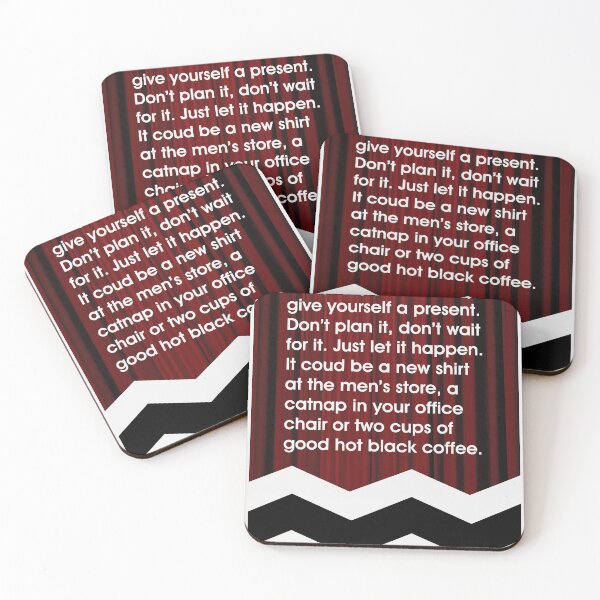 Item preview, Twin Peaks Quote - Give Yourself a Present designed and sold by B's Designs.