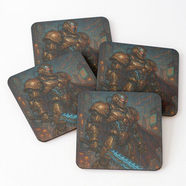 Item preview, Urban Cyberpunk Warrior Servo. Trading card. designed and sold by JonelleTshirts.