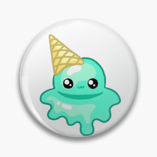 Item preview, Kawaii Teal Ice Cream Cone designed and sold by Aerospade.