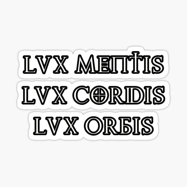 Item preview, Lux Mentis Lux Cordis Lux Orbis 1 designed and sold by Among The Leaves.