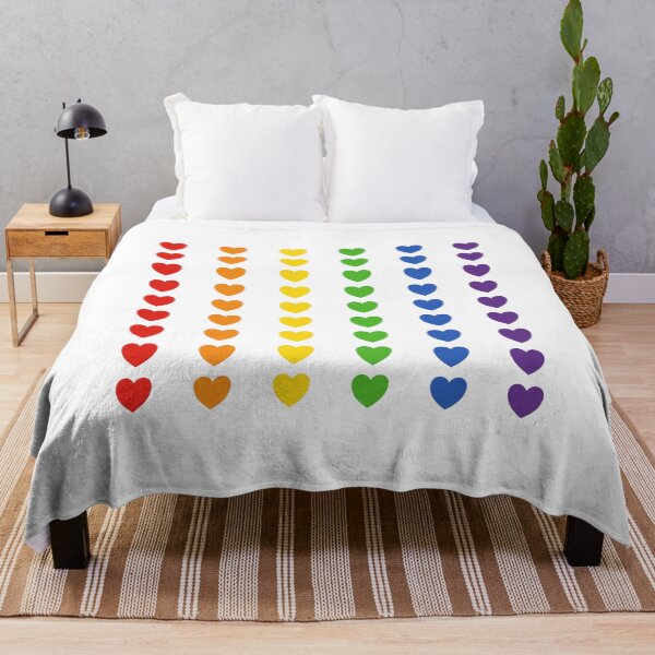 Item preview, Rainbow Flag Hearts designed and sold by Inspirationmotivation.