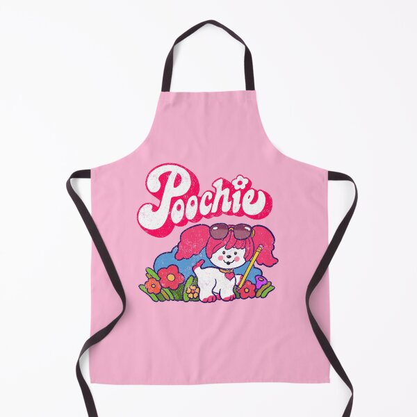 Item preview, Poochie - Retro 80s Pink Dog - Weathered Look designed and sold by FunnehGacha.