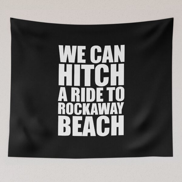 Item preview, Rockaway Ride – punk wall print (white) designed and sold by didijuca.