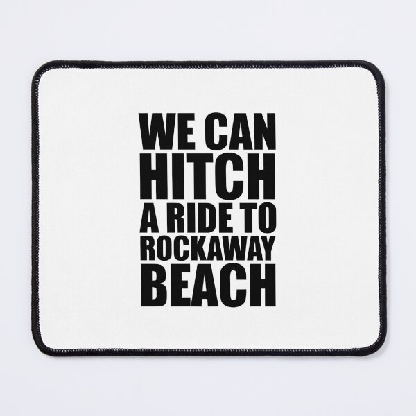 Item preview, Rockaway Ride – punk wall print (black) designed and sold by didijuca.