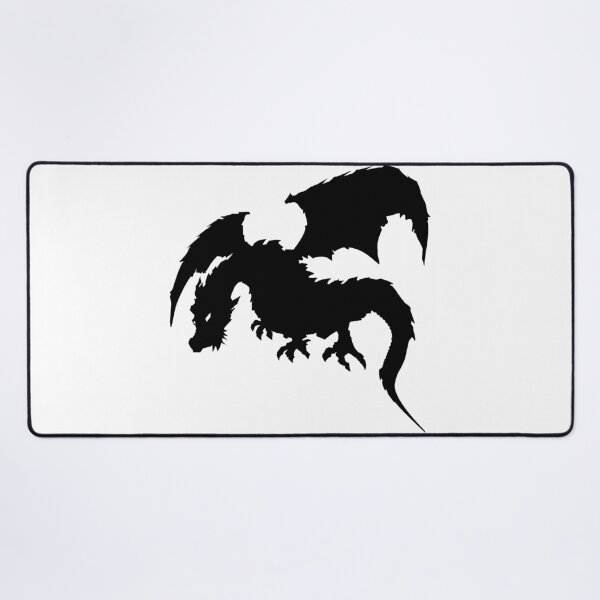 Item preview, Shadow of the Black Dragon black and white drawing! Guaranteed AI-free designed and sold by fifou96.