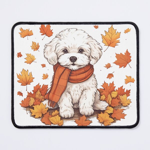 Item preview, Bichon Frise  in the Fall designed and sold by Bichon Boutique.