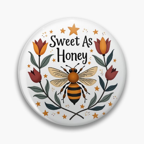 Item preview, Sweet as Honey Bee Flowers Art designed and sold by TuckerLogan.