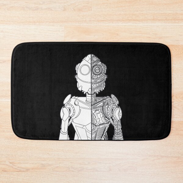Item preview, Retro style robot in black and white mechanical exterior, interior guaranteed without AI designed and sold by fifou96.
