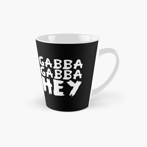 Item preview, Gabba Gabba Hey – punk raw lettering (white) designed and sold by didijuca.