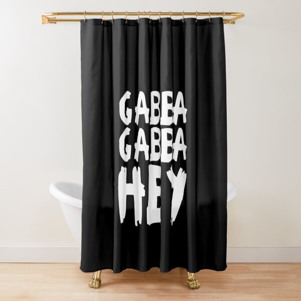 Item preview, Gabba Gabba Hey – punk raw lettering (white) designed and sold by didijuca.