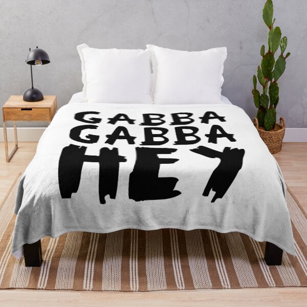 Item preview, Gabba Gabba Hey – punk raw lettering (black) designed and sold by didijuca.