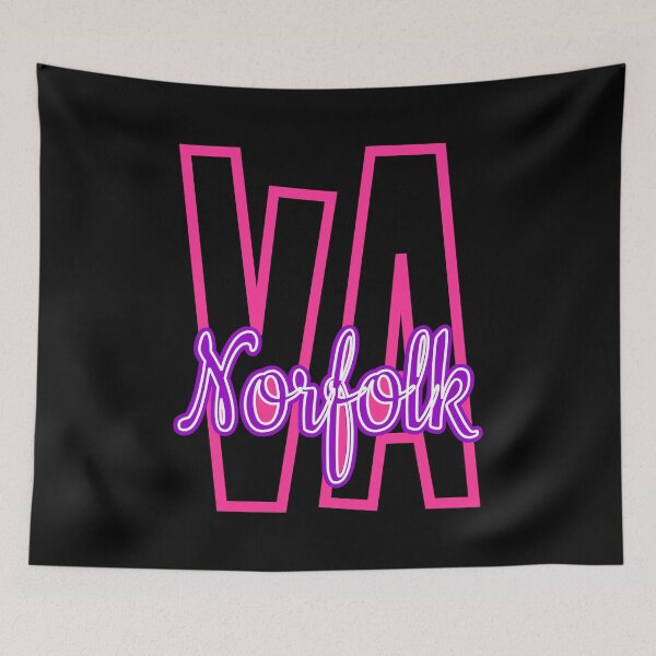 Item preview, Norfolk Virginia (Pink) designed and sold by OneWhiffKustomz.