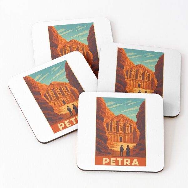 Item preview, Petra, Jordan Retro Poster designed and sold by JBWphotos.