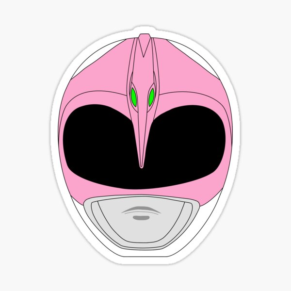 Item preview, MMPR Zyu Pink Helmet designed and sold by Ink Shot Studios.