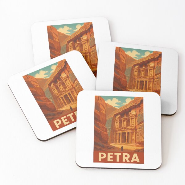 Item preview, Petra, Jordan Retro Poster designed and sold by JBWphotos.