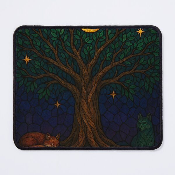 Item preview, Celestial Tree of Life Stained Glass designed and sold by AetherLightArt.