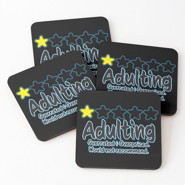 Item preview, Adulting designed and sold by WhatProductions.