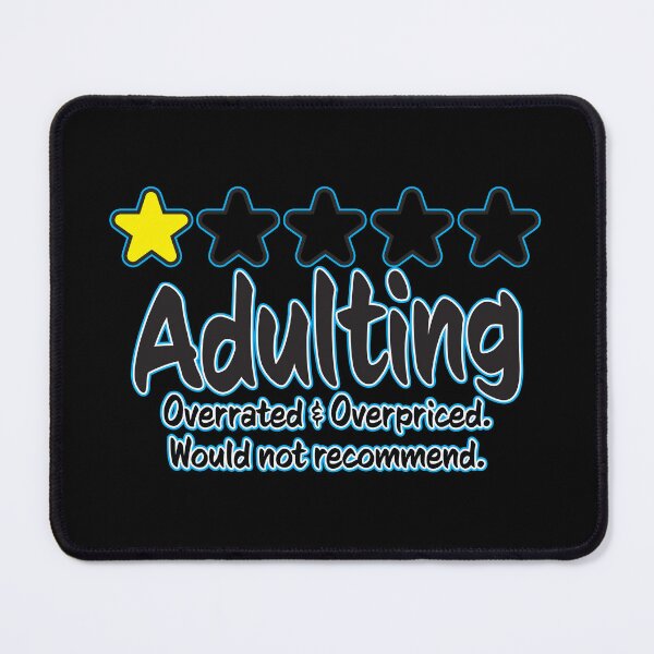 Item preview, Adulting designed and sold by WhatProductions.