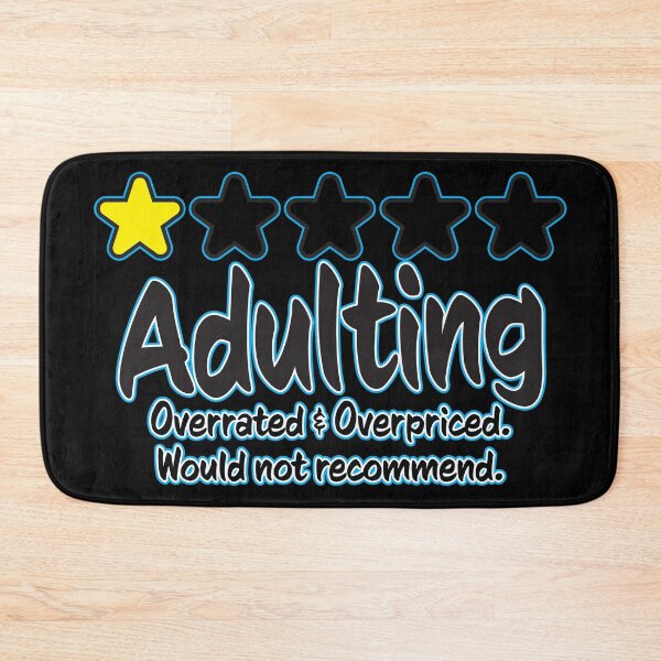Item preview, Adulting designed and sold by WhatProductions.