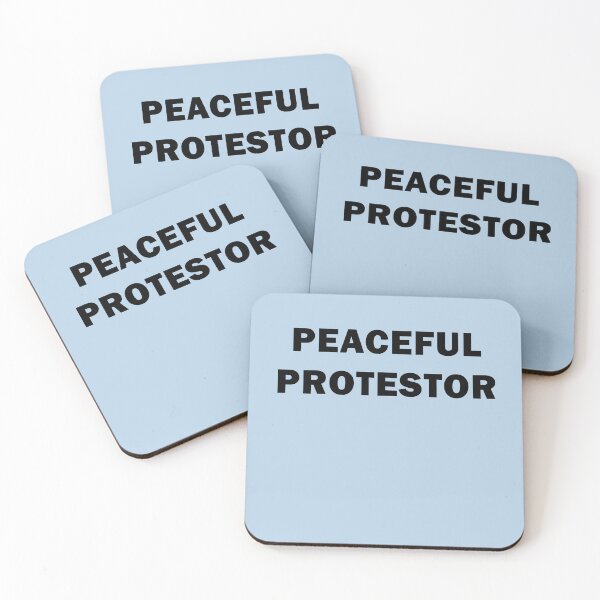 Item preview,  PEACEFUL PROTESTOR PROTESTING PEACEFULLY designed and sold by Greenbaby.
