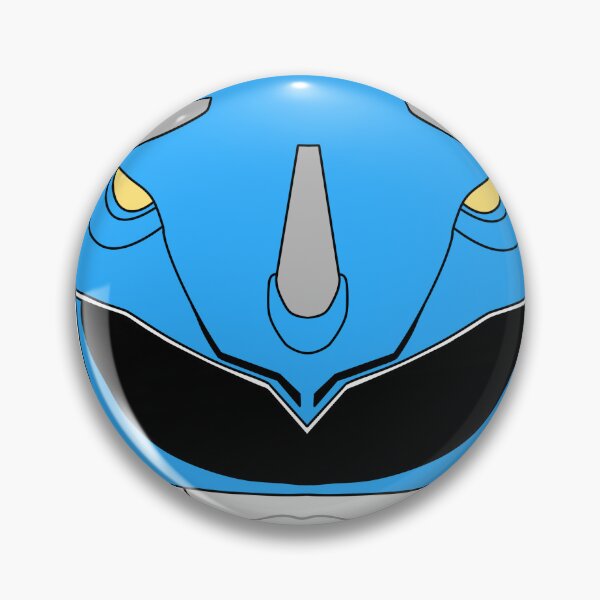 Item preview, MMPR Zyu Blue Helmet designed and sold by Ink Shot Studios.