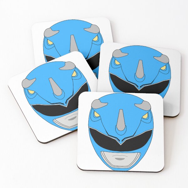 Item preview, MMPR Zyu Blue Helmet designed and sold by Ink Shot Studios.