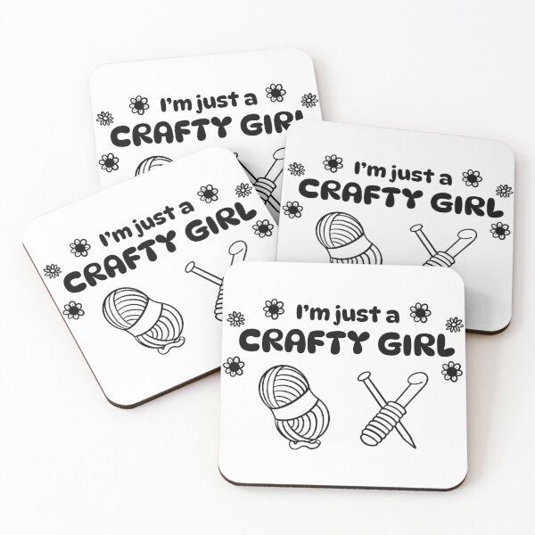 Item preview, I’m Just a Crafty Girl designed and sold by SimplyCraftsBySam.