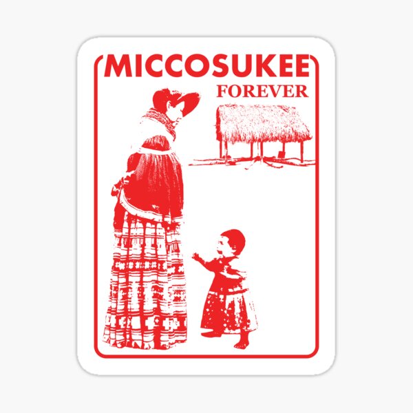 Miccosukee Forever RED Sticker