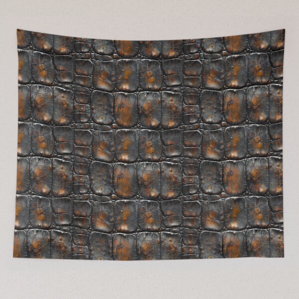 Item preview, Rich Brown and Black Alligator or Crocodile Skin Texture designed and sold by NTGUILTY.