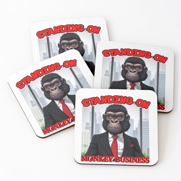 Item preview, Standing on monkey business designed and sold by execoutfitters.