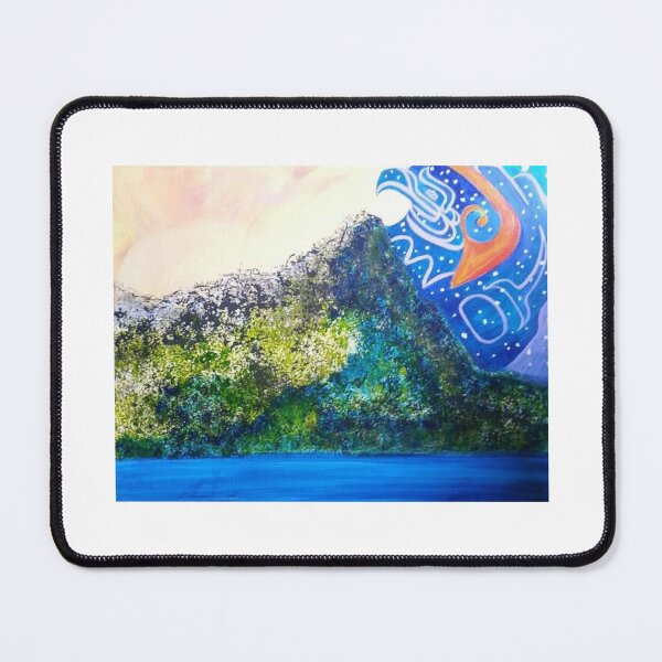 Item preview, Thunderbird Night & Day – Abstract Formline Art Print designed and sold by vwalterson.