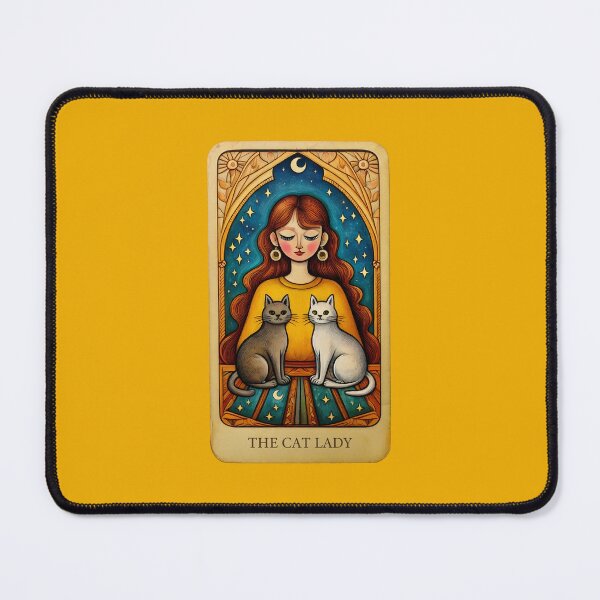 Item preview, The Cat Lady Tarot Card designed and sold by ArtFactoryAI.