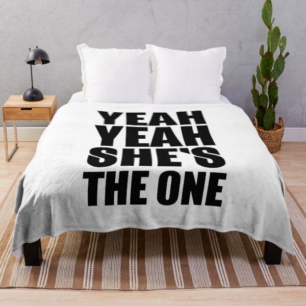 Item preview, She's the One – bold minimalist punk lettering(black) designed and sold by didijuca.
