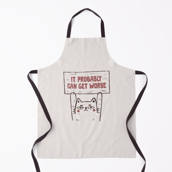 Item preview, It Probably Can Get Worse Ironic Cat designed and sold by koalateess.