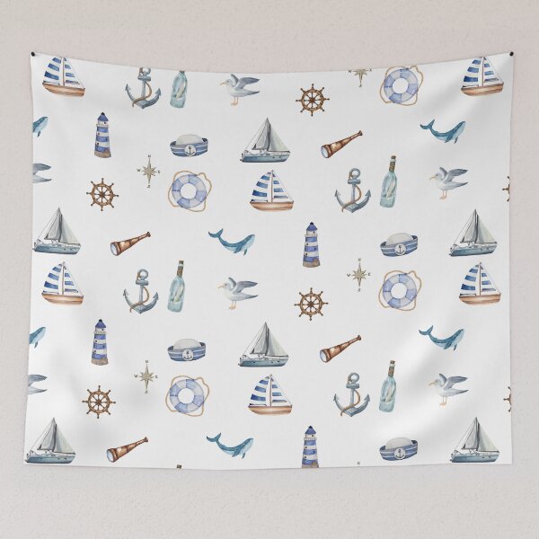 Item preview, Watercolor Nautical Elements  designed and sold by silviaol.